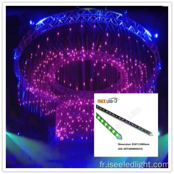 Tube DMX 3D LED pour plafonds Disco